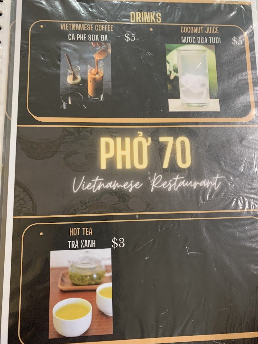 Menu Pho 70-10